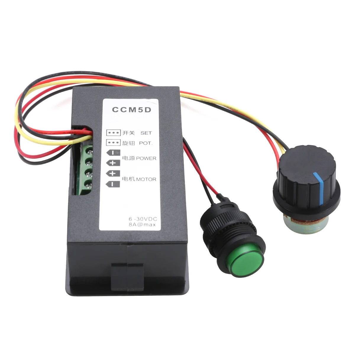 

DC 6-30V 12V 24V 5A DC Motor PWM Speed Controller Regulator With Digital Display Switch High Quality DC Motor Speed Controller