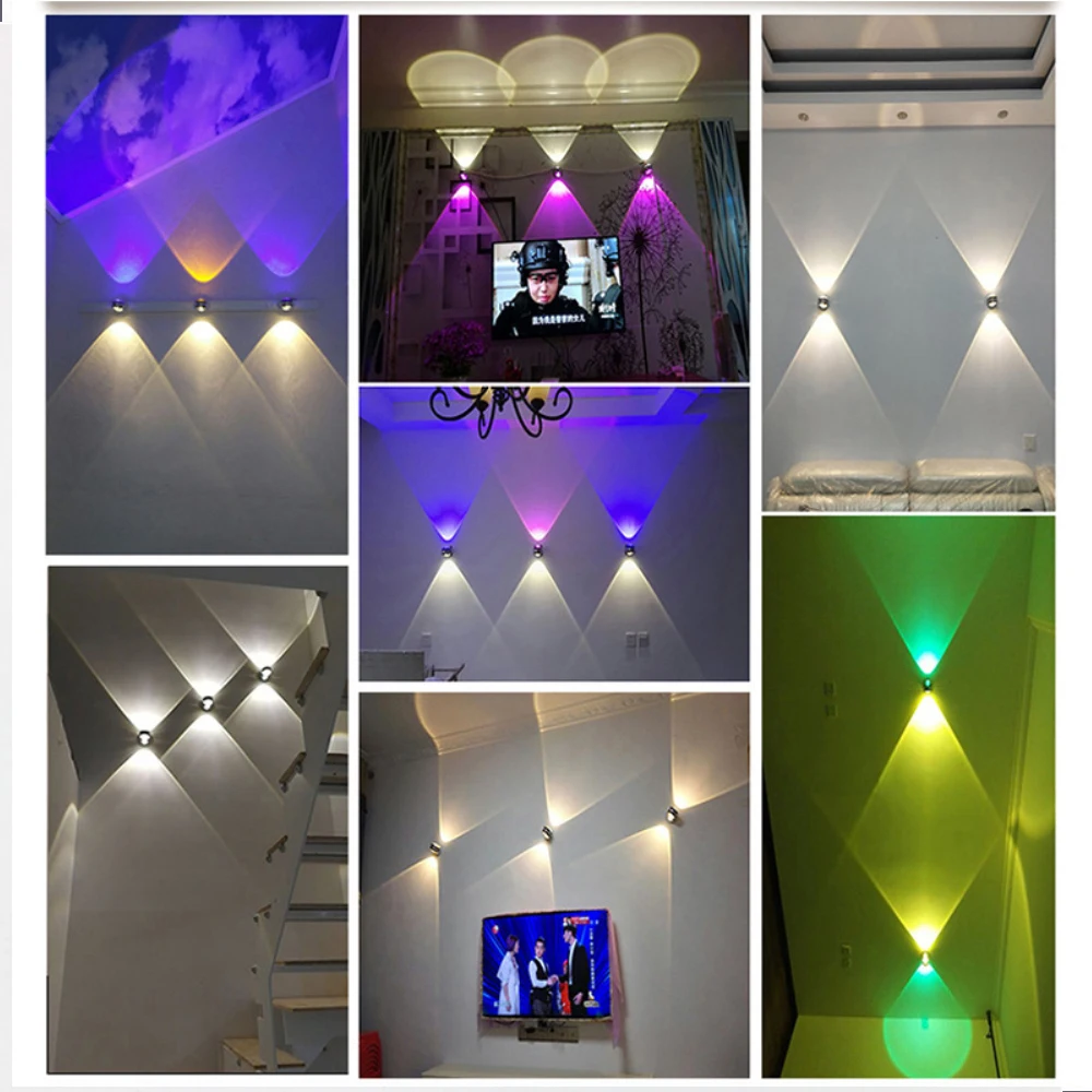  modern Up down wall lamp led indoor hotel decoration light living room bedroom bedside TV backgroun - 32997996182