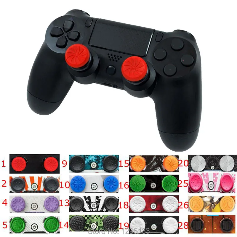

PS4 CQC FPS Extenders for Playstation 4 Dualshock 4 Controller Analog Extended ThumbStick Grips Extendors with Retail Package
