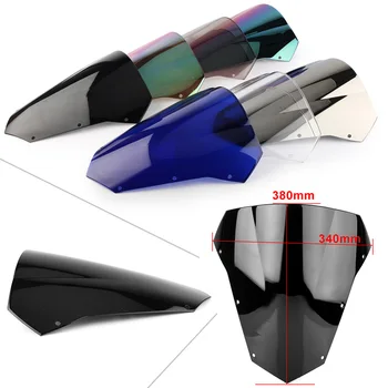 

ABS Motorcycle Windshield Windscreen For Yamaha FAZER FZ6 2003 2004 2005 2006 2007 2008 Double Bubble Motorcycle Accessories