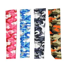 1 пара Открытый Летний лед узор руки манжеты эластичные летняя ветровка камуфляж костюмы Велоспорт Открытый Прихватки для мангала