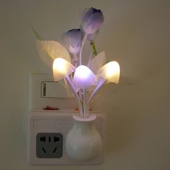 

Mini Tulip Night Light Soft Romantic Sensor Baby Bed Room Lamp Home Decor Night light