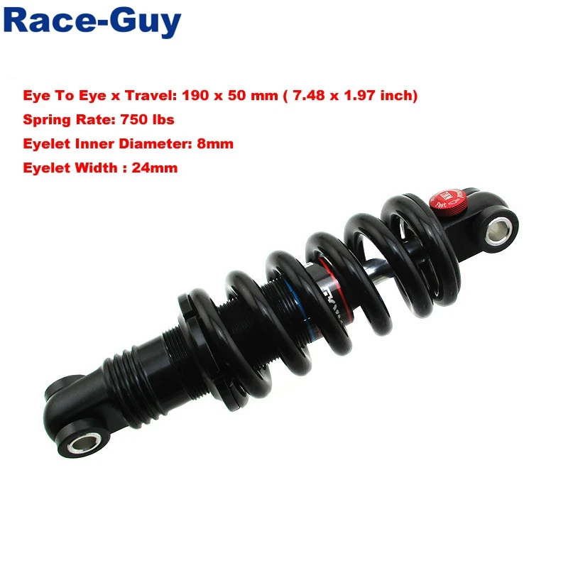 190 x 50 cheap coil shock