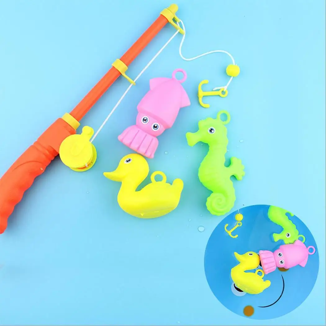 Детская Рыбная игра игрушка для рыбалки воды ванна Обучающие игрушки