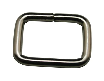 

100Pcs Metal ri zi kou Luggage Buckle Mouth Font tie kou ju Fastener DIY Material Accessories 2 CM
