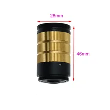 Большое поле обзора на высоком рабочем расстоянии 5X-80X 25 мм зум с-Крепление объектива для промышленного видео микроскопа HDMI VGA USB камера