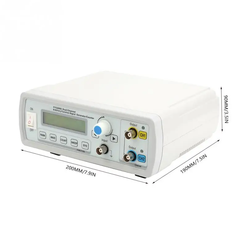 FY3200S AC85-260V цифровой DDS двухканальный произвольная функция генератор сигналов осциллограф счетчик частоты