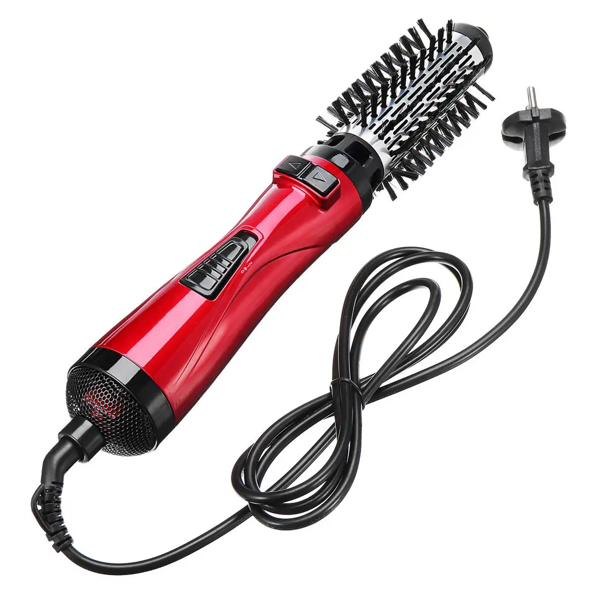

Electric 2 in 1 Hair Curler Brush Auto Hot Salon Styling Rod Dryer Roller Curling Irons Blower Curls Waves Roller Rotating Wand