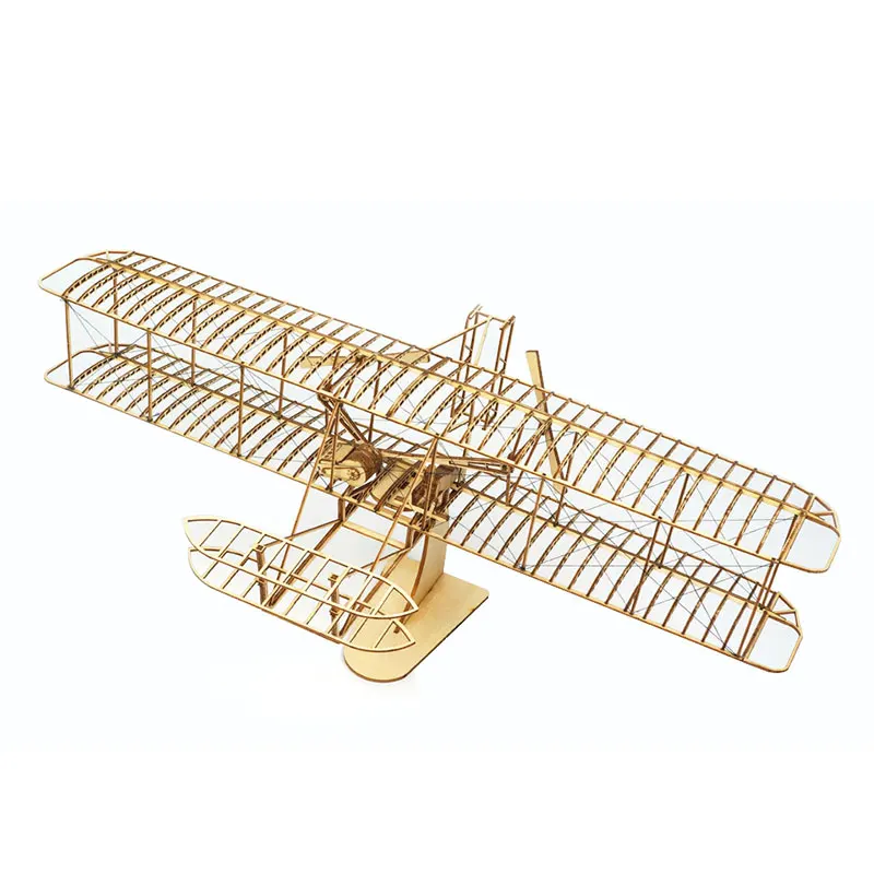 3D набор для строительства по дереву модель самолета Wright Brothers Flyer Идеальный