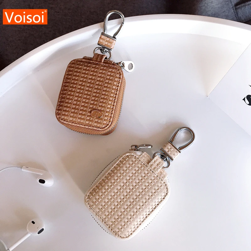 

Weave Case Storage Carrying Hard Bag Box for Earphone Headphone Earbuds Memory Card Big Headphone Storage Bag Cases
