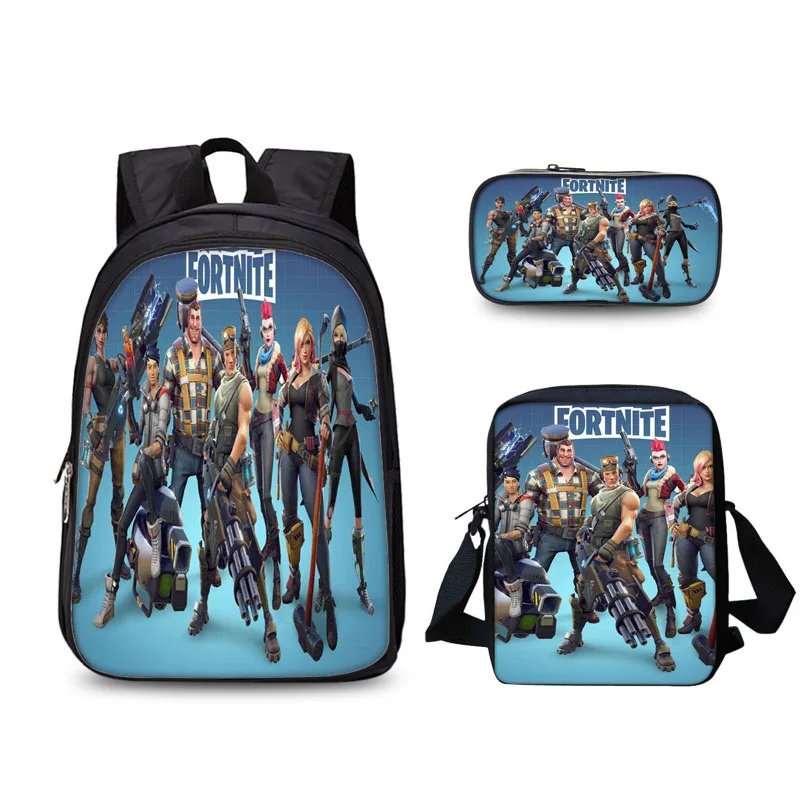 

2019 Muth hot game bag Directly For fortnited school Student A Bag 3d Printing Game Cartoon Comic Both Shoulders Package