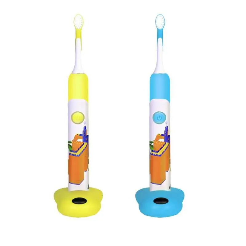 

1PC Kids Electric Waterproof Toothbrush Sonic Charging Oral Dental Hygiene Toothbrush Care with 2pcs Replacement Brush Heads