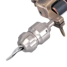 Татуировка захват татуировки и боди-арт 1 шт самоблокирующийся Профессиональный нержавеющая сталь 30 мм татуировки аксессуары