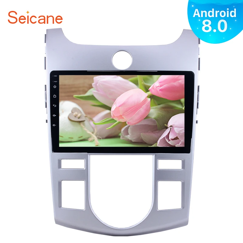 Seicane Android 8 0/8 1 9 "Автомагнитола gps Navi для 2008-2012 KIA FORTE (AT) сенсорный головное