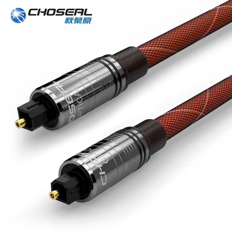 Цифровой оптический аудио кабель CHOSEAL Toslink SPDIF для домашнего кинотеатра звуковой