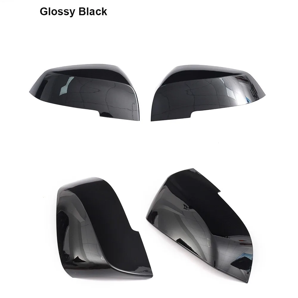 

Side Mirror Cover For BMW 1 2 3 4 X GT Series F20 F30 220i 228i 320i 328i F36 E84 X1 X6 Carbon Look & Black Mirror Cover Caps