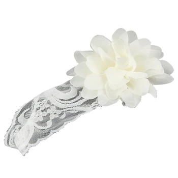 

Brand New Baby Girl Toddler Lace Hair Band Hair Bow Accessories White Headwear