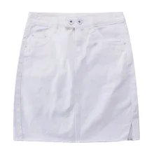 Женская белая Универсальная джинсовая юбка с кисточками и высокой талией облегающая мини-юбка женские уличные джинсы летние юбки