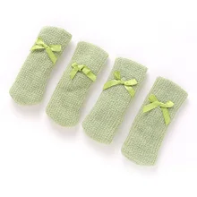 4 шт. вязальное кресло носочки для ног защита для пола мебельные ножки Нескользящая подставка для ног для стола Защита от царапин для собак и кошек