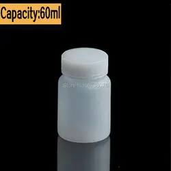PE лабораторный реагент бутылка со шкалой пластиковый контейнер для пробников с навинчивающейся крышкой широкие с горлышком для