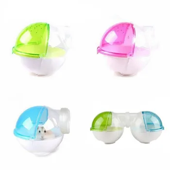 

1pcs Hamster Guinea pig Bathroom Ball Shape Small Pet Toilet Bathtub Rat Mouse Activity Room Pet Bath Tub Hamster Supplies