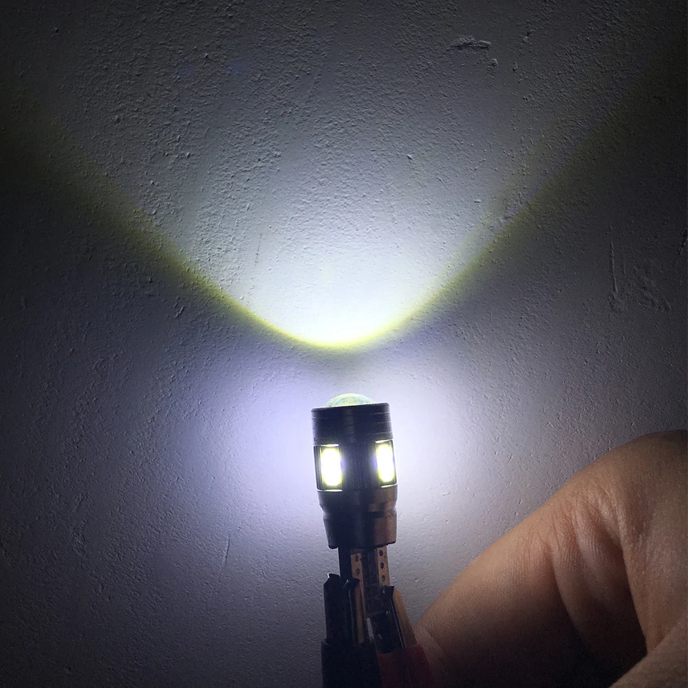 10 шт./лот автомобильный Canbus T10 W5W 5630 6SMD светодиодный клиновидный боковой свет Авто