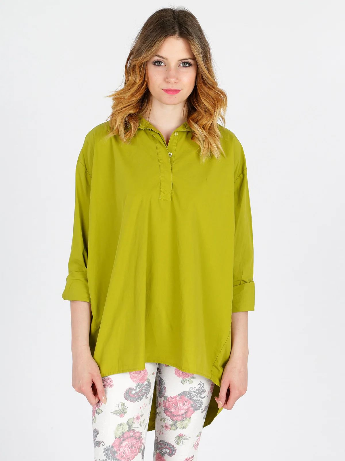 maxi button down shirt
