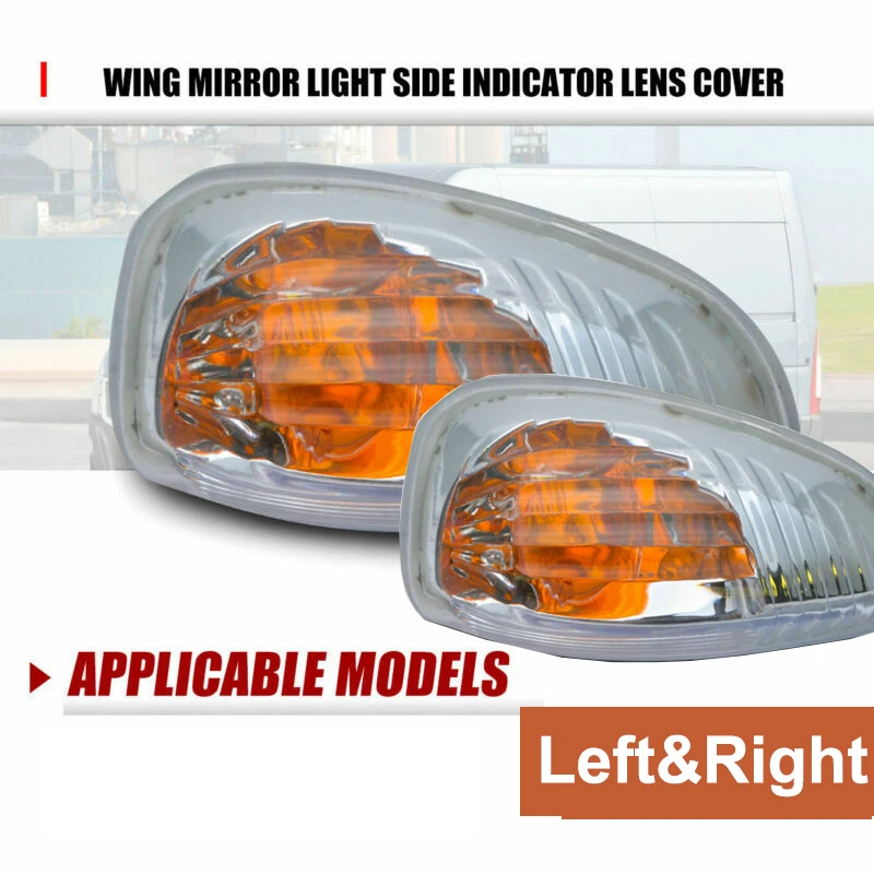 

LeftAnd Right Wing Mirror Light Lamp Indicator Lens Cover 261603141R, 95508976, 4405993, 2616000Q0A