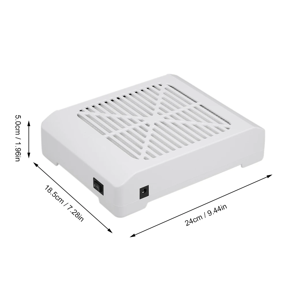 36 Вт мощный пылесборник для ногтей Вентилятор для дизайна салона всасыватель, пылесборник для маникюра пылесос инструмент для дизайна ногтей