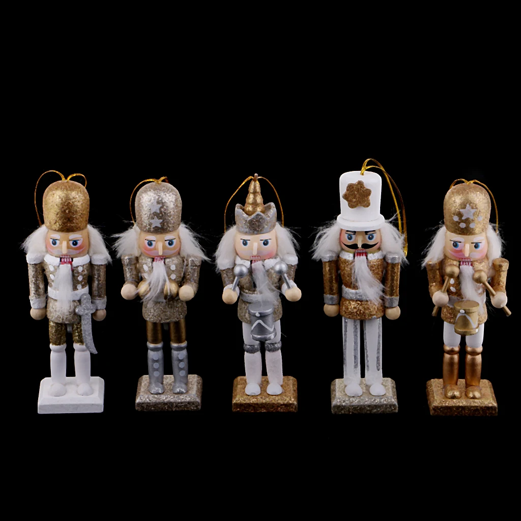 15 шт. 12 см деревянный Щелкунчик Solider фигурка модель марионетки кукла Ручная