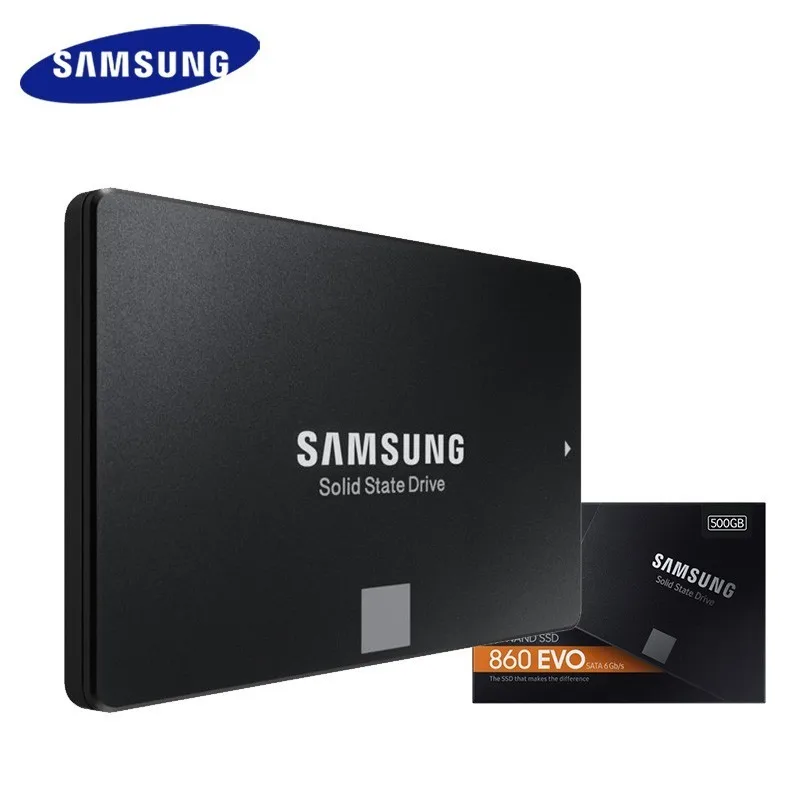 Samsung 860 Evo Ssd 250 ГБ 500 1 ТБ Внутренний твердотельный диск Hdd жесткий Sata3 2 5 дюймов