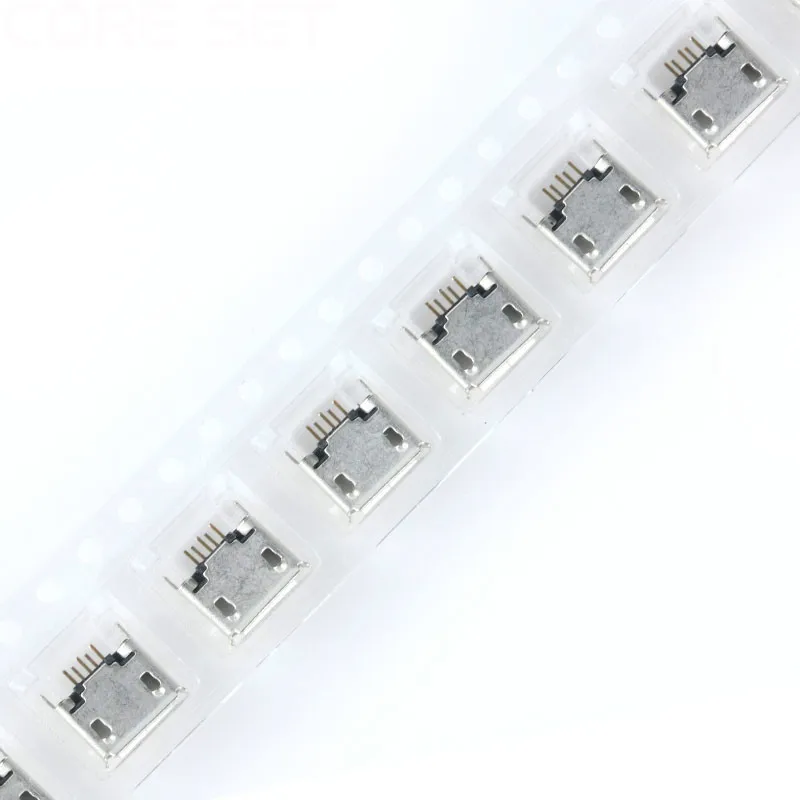 DMiotech 30pz Micro Usb Presa Femmina Connettore 5 Pin Prese Jack
