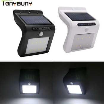 

Modern Design LED Solar Power PIR Motion Sensor Wall Light LED Outdoor Energy Saving Street Yard Path Home Garden Security Lamp