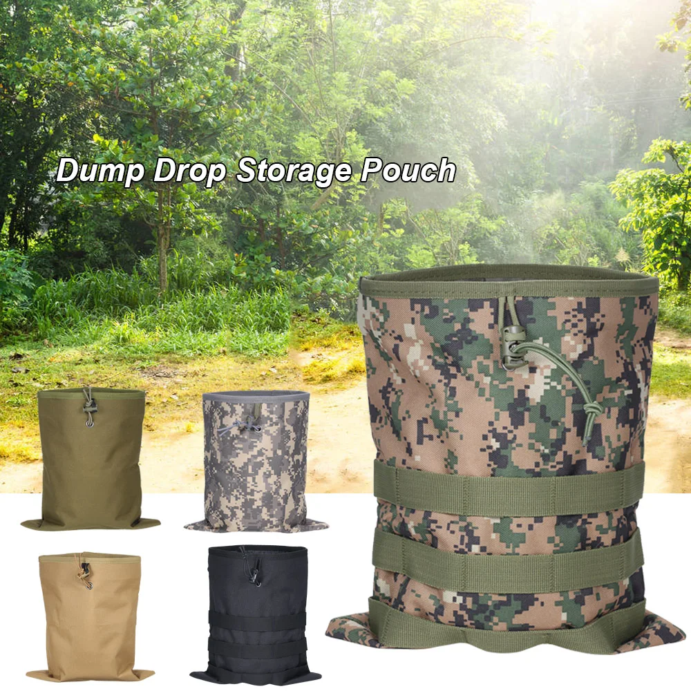 Multifunctional Tactic Dump Drop Storage Pouch Roll Up Recycling Bags