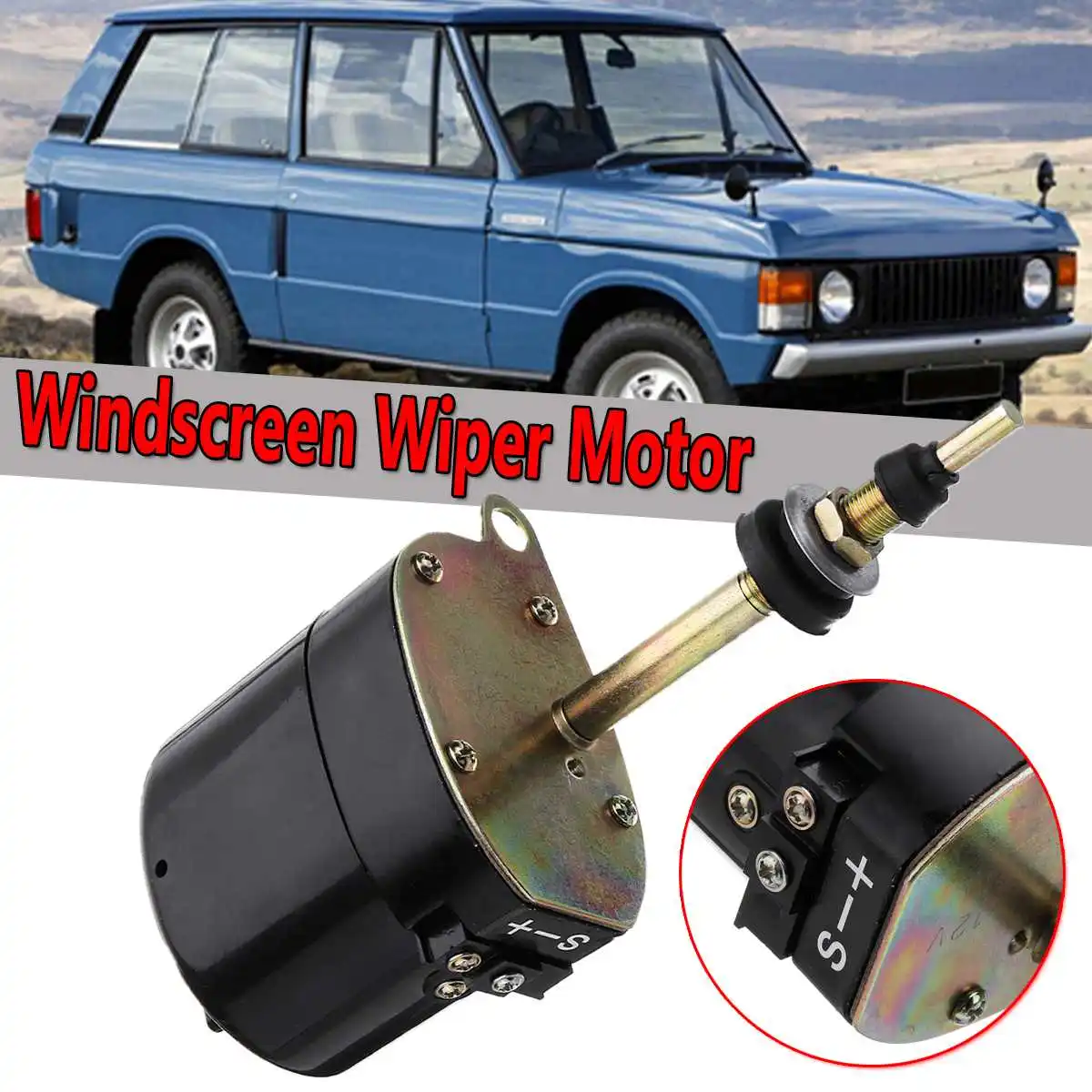 1x For Land Rover Series 1 & 2 Car Front Windshield Windscreen Wiper Motor Pump RTC3866 519900 GEU701 1x For Land Rover Series 1 & 2 Car Front Windshield Windscreen Wiper Motor Pump RTC3866 519900 GEU701