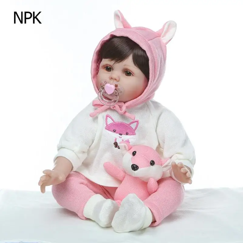 

NPK Lifelike Baby Dolls Toy Silicone Newborn Baby Dolls Vinyl Toys 46cm-60CM Reborn Dolls Toy