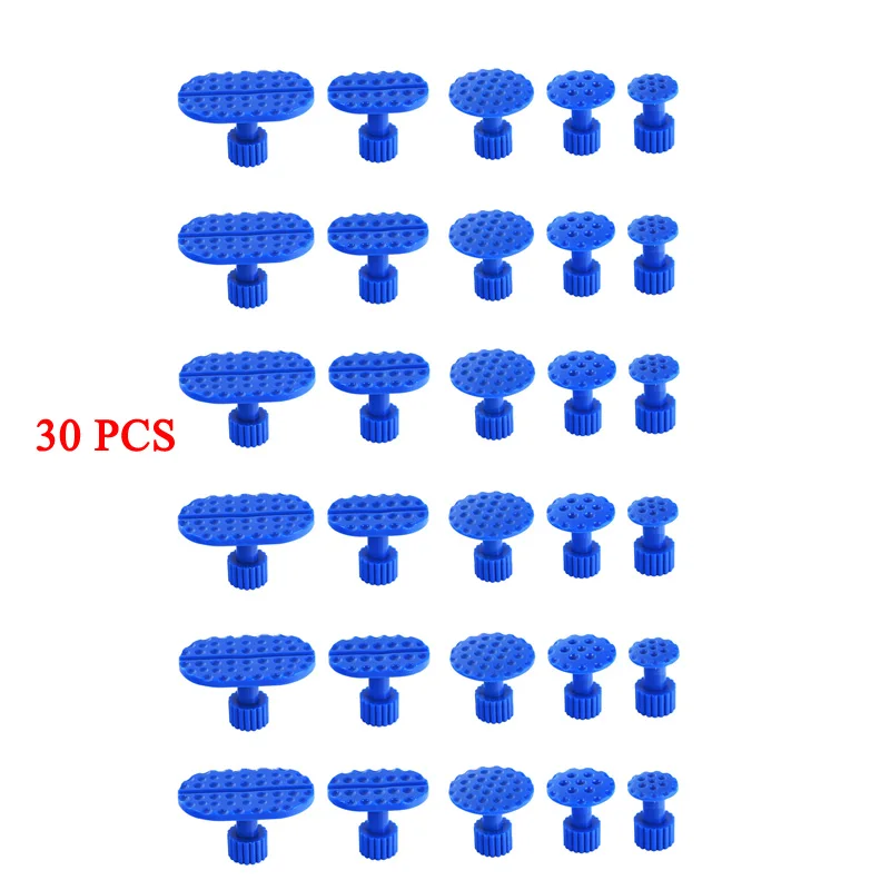 30 шт/комплект кузова автомобиля вкладки для удаления вмятин без рисунка, Ремонт Инструмент для извлечения клея вкладки F
