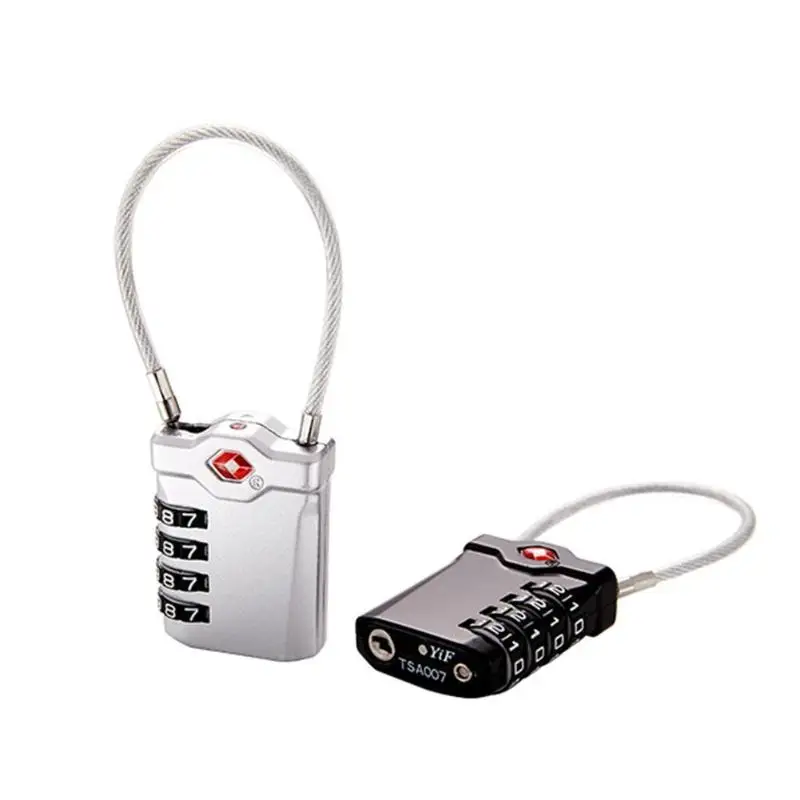 

TSA travel lock for Luggag Padlock 4 Digit Password Resettable Security Lock CodeTravel Smart Combination Locks for Suitcase Bag