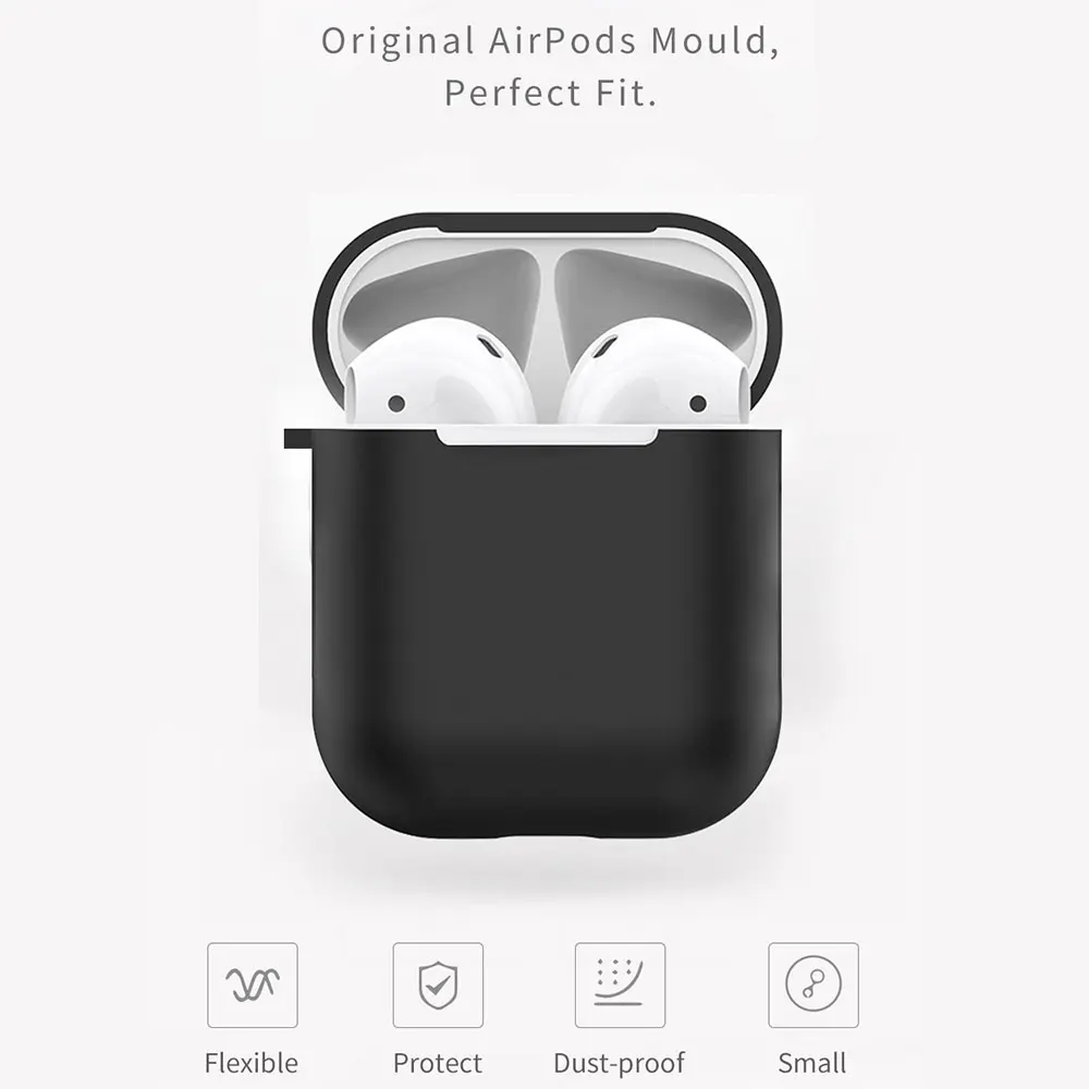 Мягкий чехол из ТПУ для Apple Airpods полный защитный чехол для AirPods водонепроницаемый чехол для зарядки Bluetooth чехол для наушников для Apple