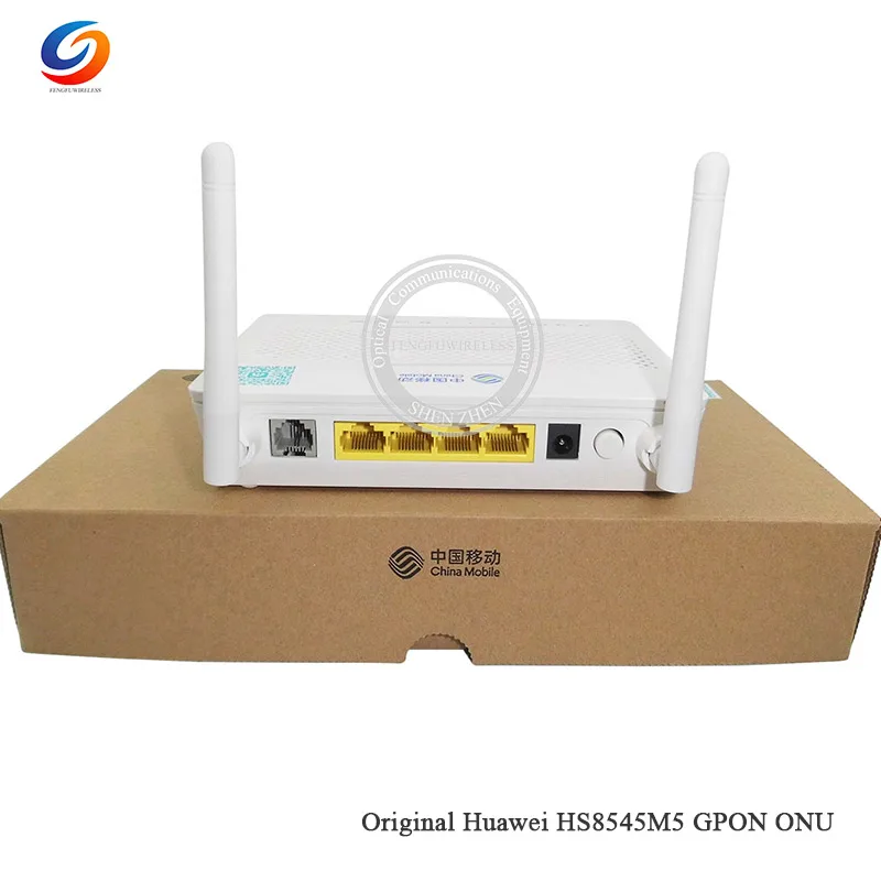 20 шт. HW Оригинал HS8545M5 GPON ONU 1GE + 3FE 1 голос usb WIFI Внешняя антенна такая же как F623 v6.0 от