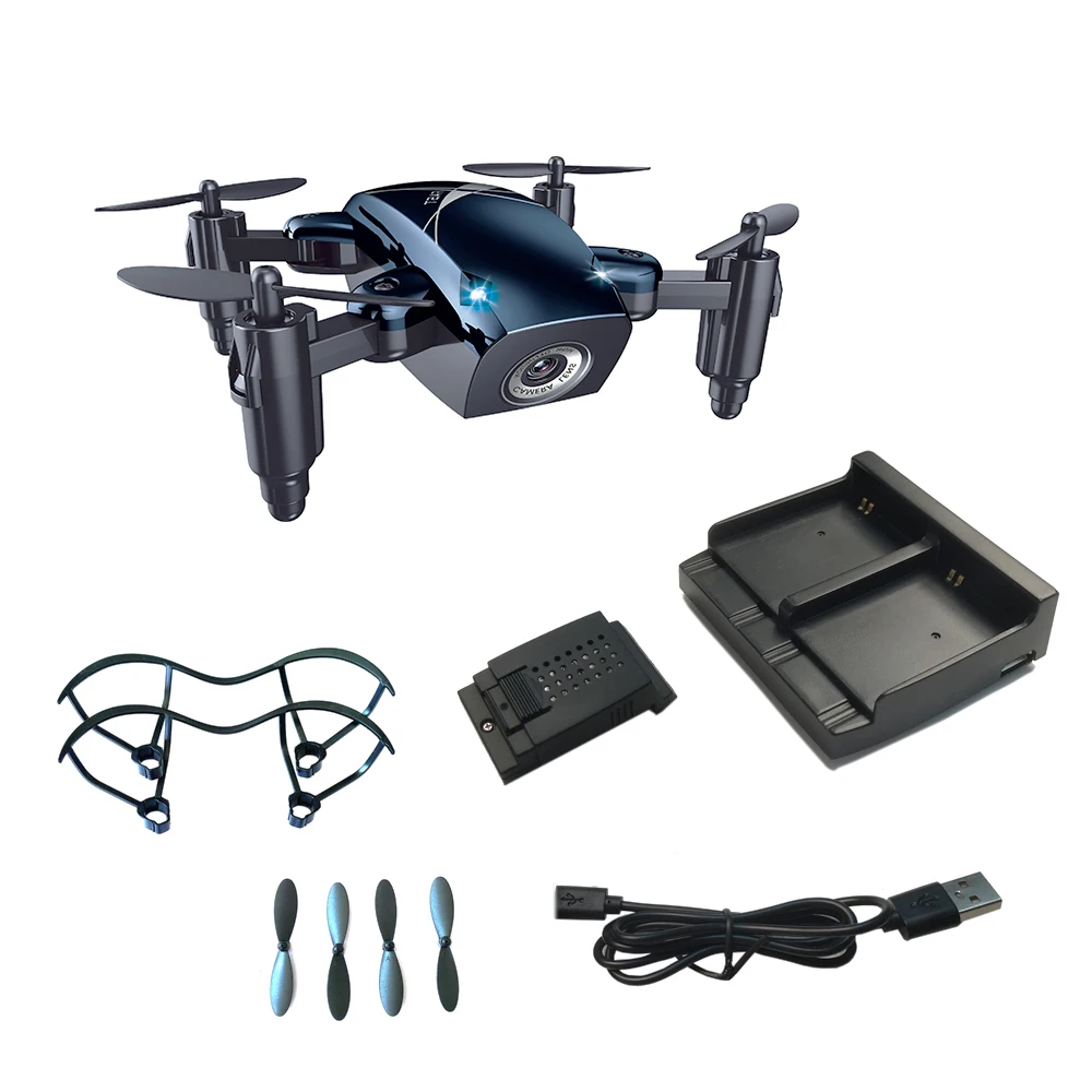 

RC Quadrocopter Pocket Dron With 2mp HD Camera Foldable Drone With Gravity Sensor VS H31 S9 S9W S9HW Drone ZLRC