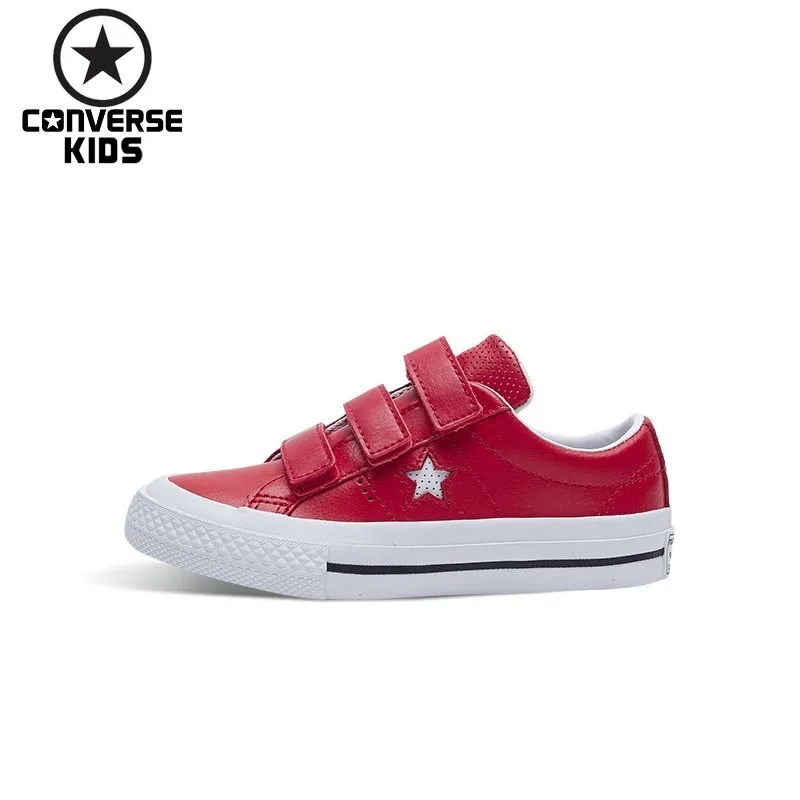 

CONVERSE Children's Shoes One Star Low Help Breathable Sneakers For Boys And Girls Shoes #658631C