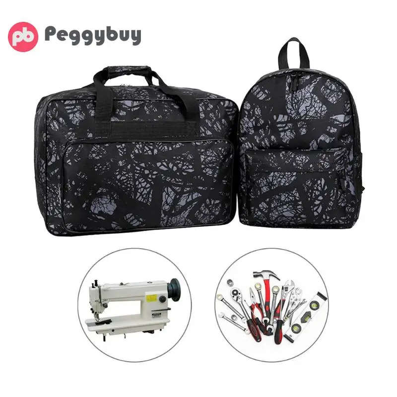 

2pcs/set Unisex Large Capacity Sewing Machine Bag Travel Portable Storage Bags Multifunctional Sewing Tools Bolsa Bolso femenin