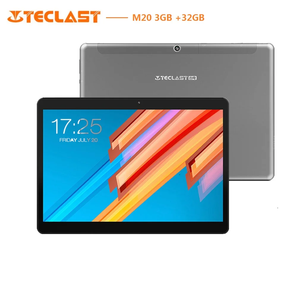 

Teclast M20 4G Phablet Android 8.0 10.1 inch 1920 x 1200 MT6797 X23 Deca Core 3GB RAM 32GB ROM Phone Tablets Dual Band Wifi