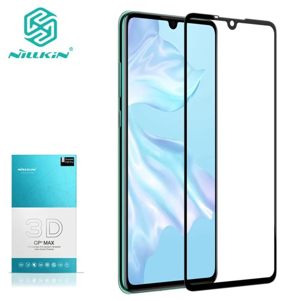 Skup Dla Huawei P30 szkło hartowane dla Huawei P30 Pro szkło 3D Nillkin CP + Max pełna osłona ekranu