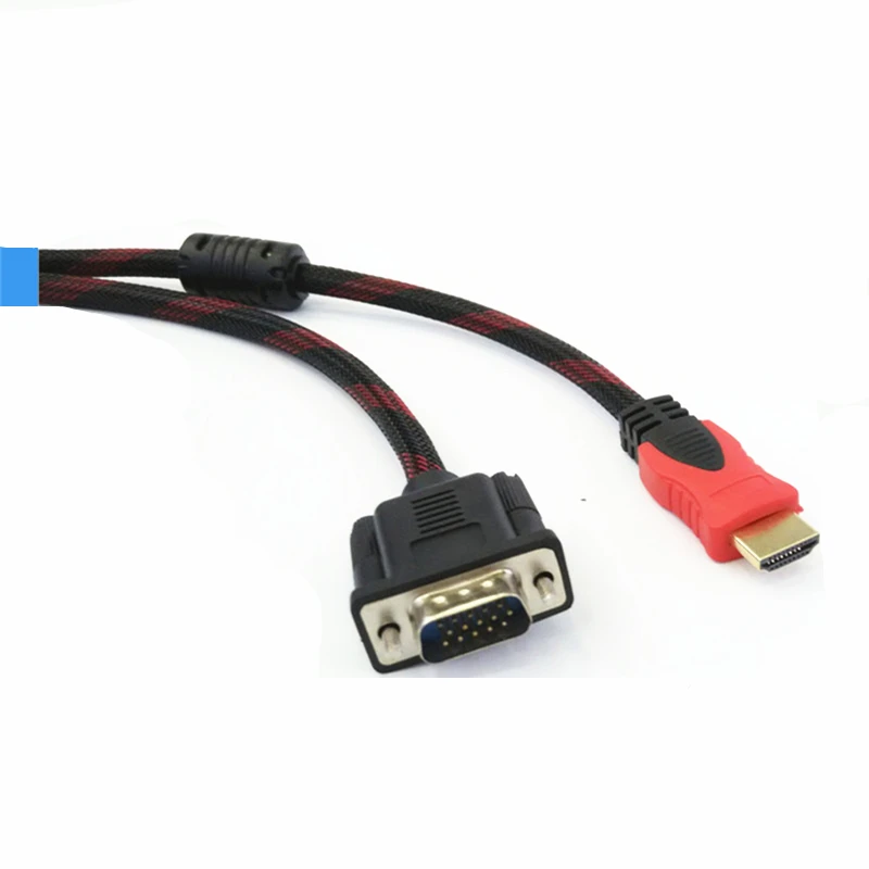 Rankman HDMI VGA Cable Male to Male HDMI to VGA Extension Converter 1080P Cord Copper Line for Laptop Monitor HDTV Projector
