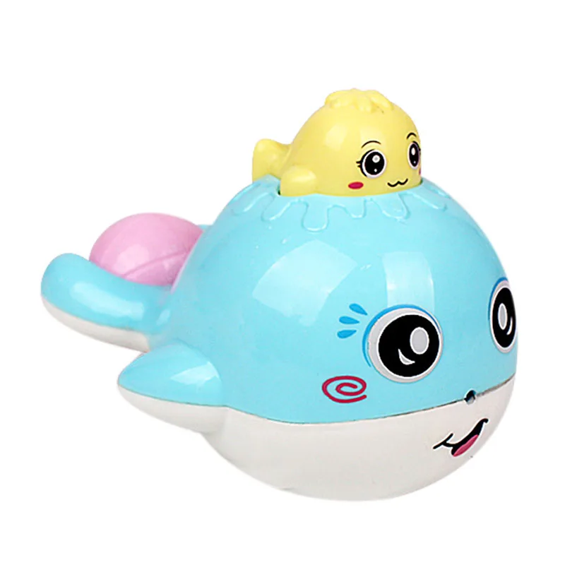 Игрушки для ванной детские игрушки для ванной воды спрей маленький игрушечные киты игрушки для ванной
