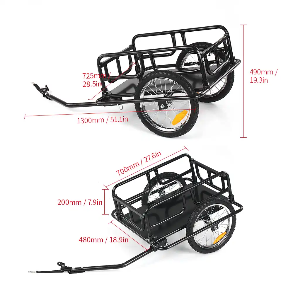 cargo trailer bike rack