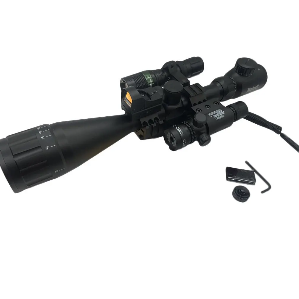 

Guns & Rifles holographic sight bushnell Hunting Scope Magnum Riflescope Flashlight+ Holographic Sight Red /green Dot