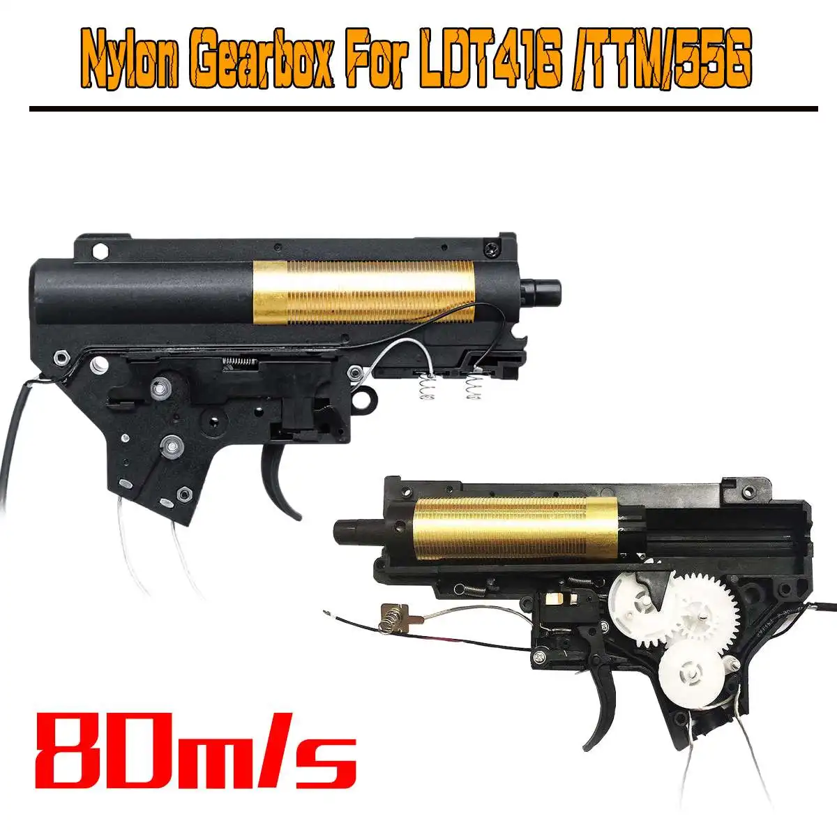 

Upgrade No.2 Nylon Gearbox For LDT416/TTM/556 Game Water Gel Ball Blasters Toy Guns Replacement Accessories
